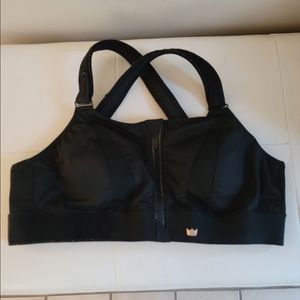 SHEFIT Flex Sports Bra Blush Pink Metallic Print Medium Impact 2Luxe 2XL